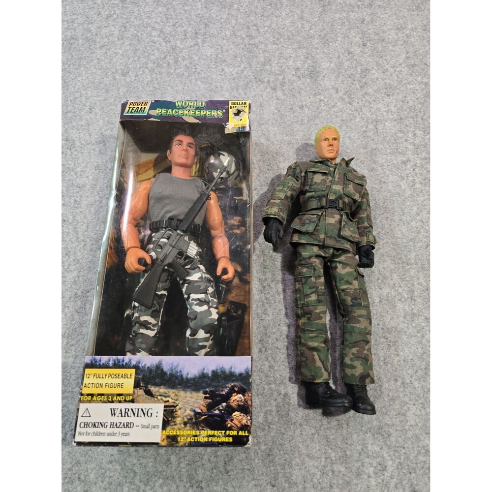 World Peacekeepers 1:6 Scale Military Soldier Action Figures Lot of 2 Camo